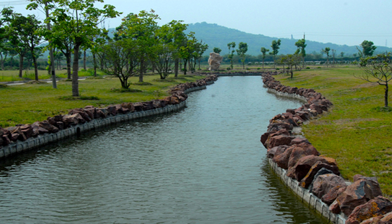 园区实景-景观河道
